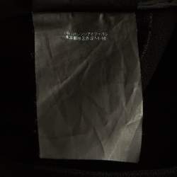 Pre Owned Balenciaga Black Wool Draped Detail Trousers M