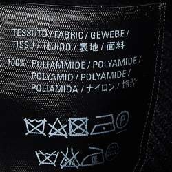 Pre Owned Balenciaga Black Logo Print Rib Knit Jumper XS