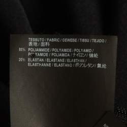 Pre Owned Balenciaga Black Jersey Cape Top S