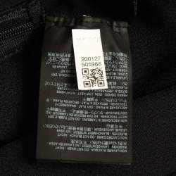 Pre Owned Balenciaga Black Jersey Cape Top S