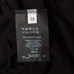 Pre Owned Balenciaga Black Jersey Loose Fit Jacket M