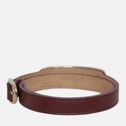 Pre Owned Balenciaga Metalic Edge Triple Tour Bracelet