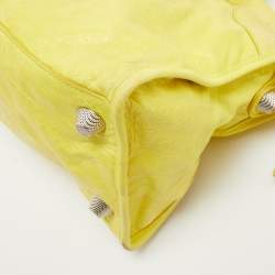 مملوكة مسبقًا Balenciaga Yellow Leather GSH Part Time Tote