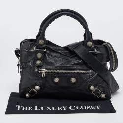 Pre Owned Balenciaga Deep Green Leather GSH Classic City Bag