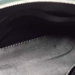 Balenciaga Green Croc Embossed Leather XXS Ville Satchel