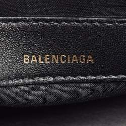 Balenciaga Green Croc Embossed Leather XXS Ville Satchel