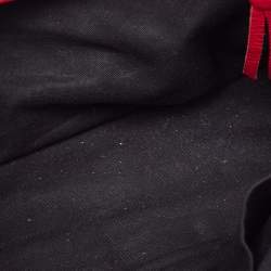 مملوكة مسبقًا حقيبة يد بالنسياغا أر أتش سيتي صغيرة كلاسيك طباعة شعار أول أوفر جلد أسود