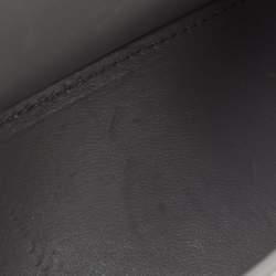 Pre Owned Balenciaga Grey Croc Embossed Leather XS Hourglass Top Handle Bag