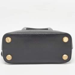 Pre Owned Balenciaga Black Leather XS Ville Satchel
