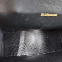 Balenciaga Printed Leather XS Hourglass Top Handle Bag 