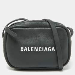 Balenciaga Grey Leather Extra Small Everyday Camera Bag Balenciaga TLC