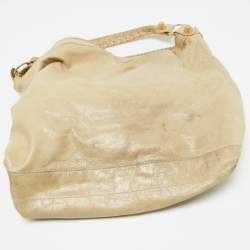 Balenciaga Beige Leather GGH Day Hobo