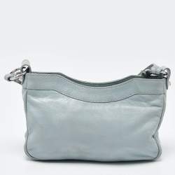 مملوكة مسبقًا Balenciaga Blue Leather Classic Hip Crossbody Bag