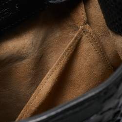 مملوكة مسبقًا Balenciaga Black Python Mini Papier A4 Tote