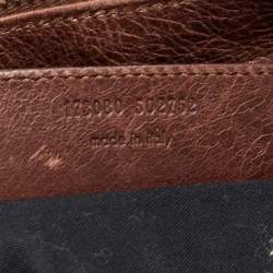 Pre Owned Balenciaga Brown Leather SGH Giant Work Bag