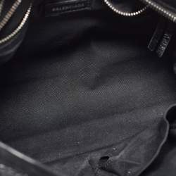 Pre Owned Balenciaga Black Leather Small Classic City Bag
