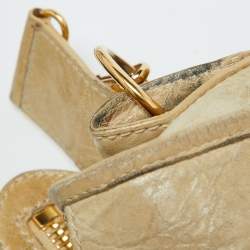 Pre Owned Balenciaga Latte Leather GGH Part Time Bag