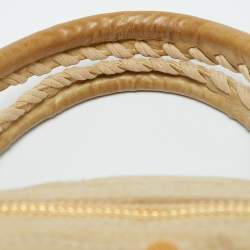 Pre Owned Balenciaga Latte Leather GGH Part Time Bag