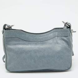 مملوكة مسبقًا Balenciaga Blue Leather Classic Hip Crossbody Bag 
