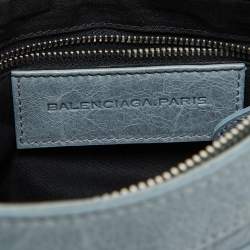 مملوكة مسبقًا Balenciaga Blue Leather Classic Hip Crossbody Bag 