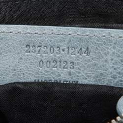 مملوكة مسبقًا Balenciaga Blue Leather Classic Hip Crossbody Bag 
