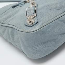 مملوكة مسبقًا Balenciaga Blue Leather Classic Hip Crossbody Bag 