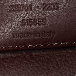 مملوكة مسبقًا Balenciaga Burgundy Leather Papier A4 Tote