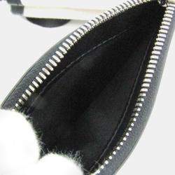 Pre Owned Balenciaga Black/Off-white Canvas and Leather Navy Cabas XS Tote Bag