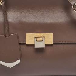 Pre Owned حقيبة بالنسياغا لو دي كارتابل S جلد رصاصي بيد علوية