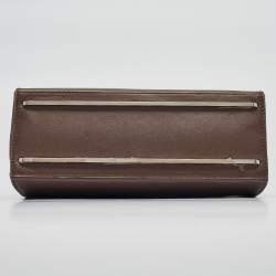 Pre Owned حقيبة بالنسياغا لو دي كارتابل S جلد رصاصي بيد علوية