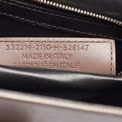 Pre Owned حقيبة بالنسياغا لو دي كارتابل S جلد رصاصي بيد علوية