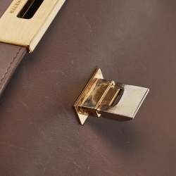 Pre Owned حقيبة بالنسياغا لو دي كارتابل S جلد رصاصي بيد علوية