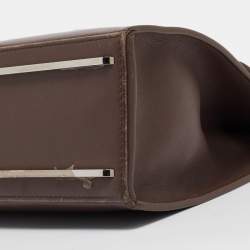 Pre Owned حقيبة بالنسياغا لو دي كارتابل S جلد رصاصي بيد علوية