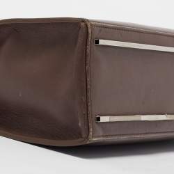 Pre Owned حقيبة بالنسياغا لو دي كارتابل S جلد رصاصي بيد علوية