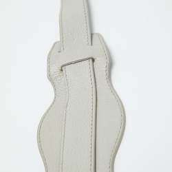 Pre Owned حقيبة يد توتس بالنسياغا ميتاليك إيدج سيتي جلد غريس غليس ميتاليك