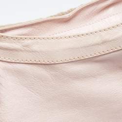 Pre Owned Balenciaga Light Pink Leather RH Velo Bag