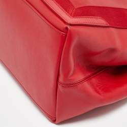 مملوكة مسبقًا حقيبة يد توتس بلنسياغا أس نافي كاباس جلد و كانفاس أسود و أبيض 