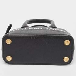 Pre Owned Balenciaga Black Leather XXS Ville Satchel