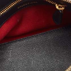 Pre Owned Balenciaga Black Leather XXS Ville Satchel