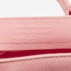 Balenciaga Pink Leather Mini Metallic Edge Papier A4 Tote