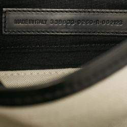 Pre Owned Balenciaga Black Canvas Leather Tote