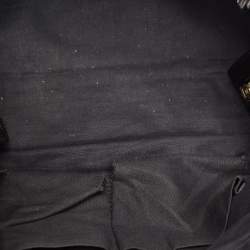 Pre Owned Balenciaga Black Leather Metallic Edge Classic City Bag