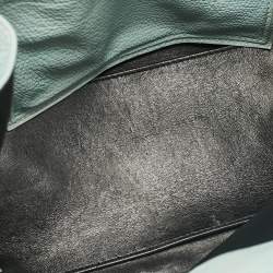 مملوكة مسبقًا Balenciaga Light Turquoise Leather Mini Papier A4 Tote