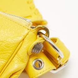 Balenciaga Mustard Leather XS Le Cagole Shoulder Bag