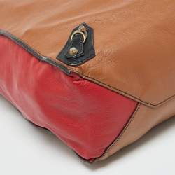 Balanciaga Multicolor Leather Papier A5 Tote