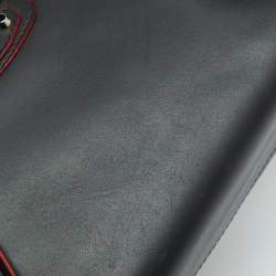 مملوكة مسبقًا Balenciaga Black Leather Mini Papier A4 Tote