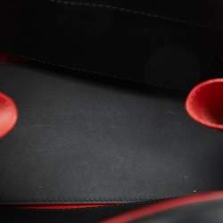 مملوكة مسبقًا Balenciaga Black Leather Mini Papier A4 Tote