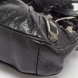 مملوكة مسبقًا Balenciaga Black Leather XS Le Cagole Shoulder Bag