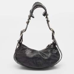 مملوكة مسبقًا Balenciaga Black Leather XS Le Cagole Shoulder Bag