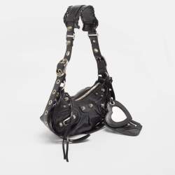 مملوكة مسبقًا Balenciaga Black Leather XS Le Cagole Shoulder Bag